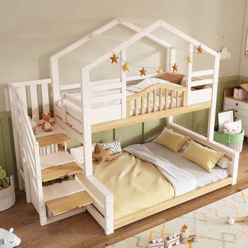 Bunk bed 4ft6 double 3ft - bed,