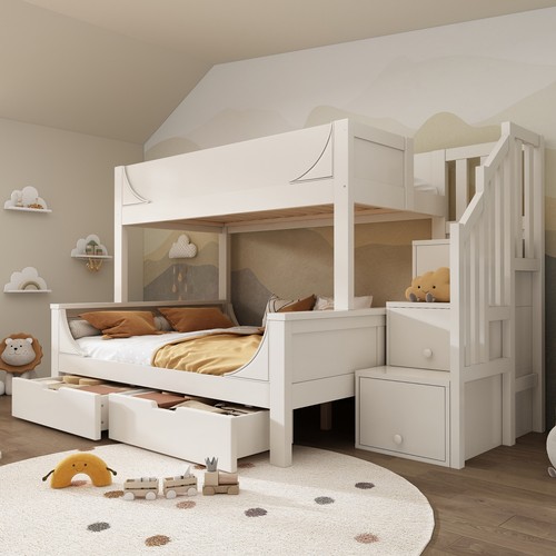 Bunk bed staircase - bunk, with