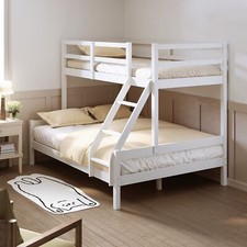 Solid Pine Wood Triple Bunk