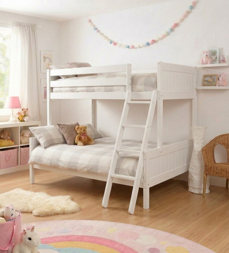 3ft 4ft triple wooden bunk - 3ft,