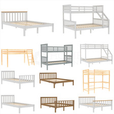 Wood Bed Single Double King