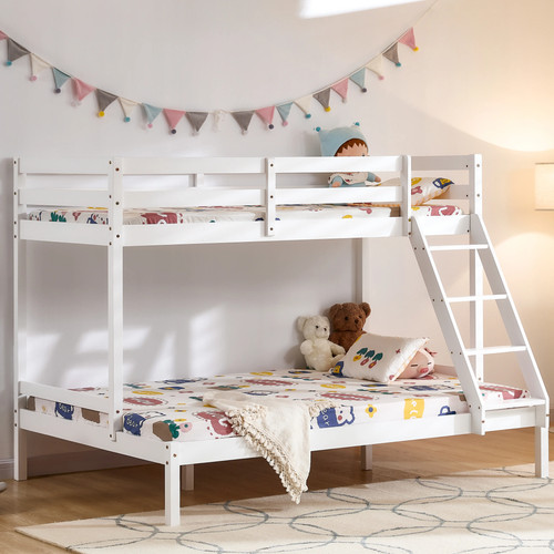 Solid pine triple bunk bed - solid,