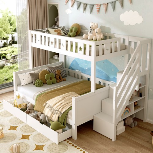 Bunk beds with storage drawers - with,