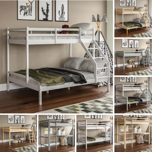 Bunk bed triple sleeper loft - sleeper,